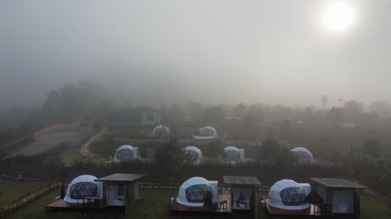 Hotel เต้นท์โดมเขาค้อ Lung Bun Camp Ban Nong Rang Chang Esterno foto